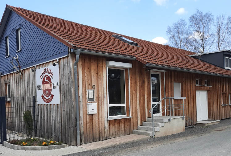 Fleischerei am Bahnhof in Hasselfelde im Harz